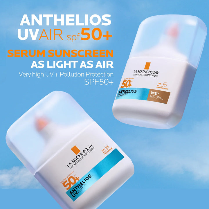 La Roche-Posay Anthelios UVAIR Serum Solaire SPF50+ Fonce Naturel (Dark/Deep)